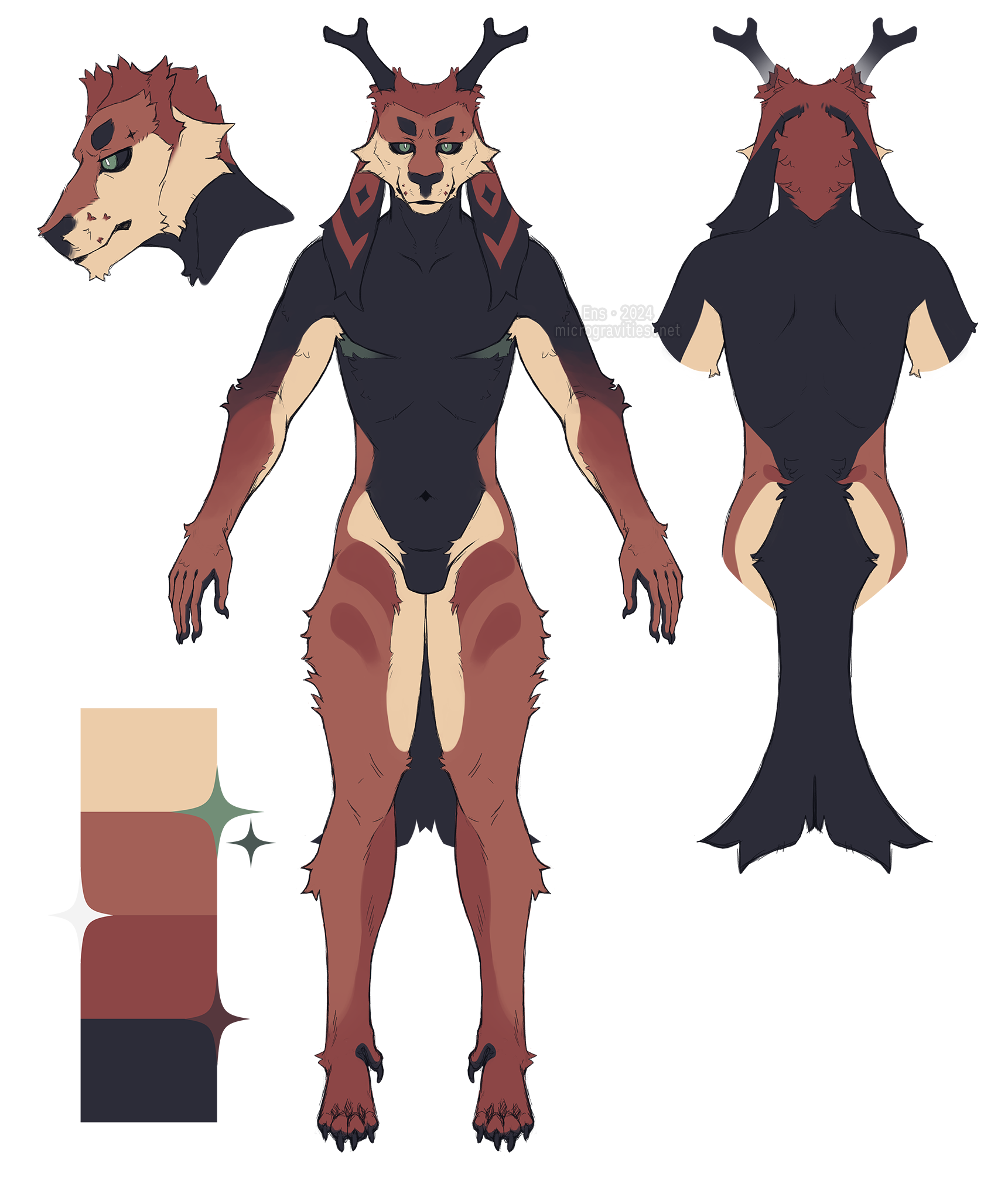 a reference sheet for Tecca