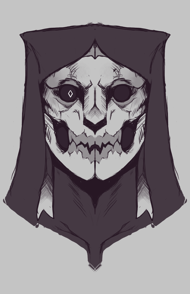A sketch of Adam, one of my Headmates